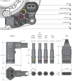 Brose Motor 250 Watt Drive-T Mag Ab 2020 (neu) 9 Brose Motor 250 Watt Drive-T Mag Ab 2020 (neu) -Fahrräder Verkäufe Brose Motor Drive T MAG 2020 Anschluesse