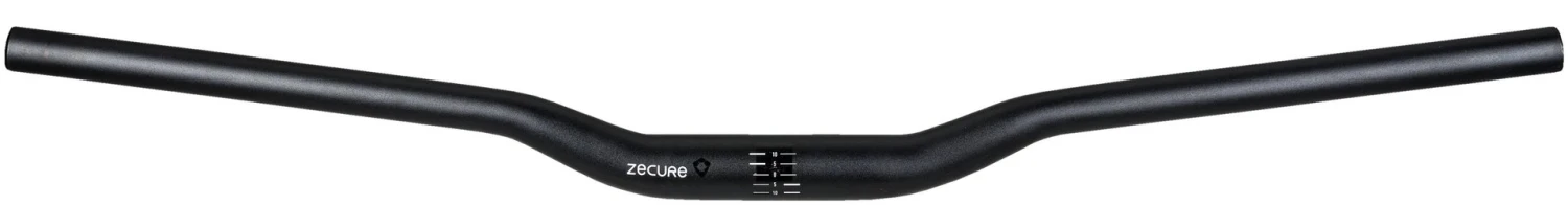 Zecure Downhill Ø 31,8mm Höhe: 25mm Schwarz-matt 740mm Breit