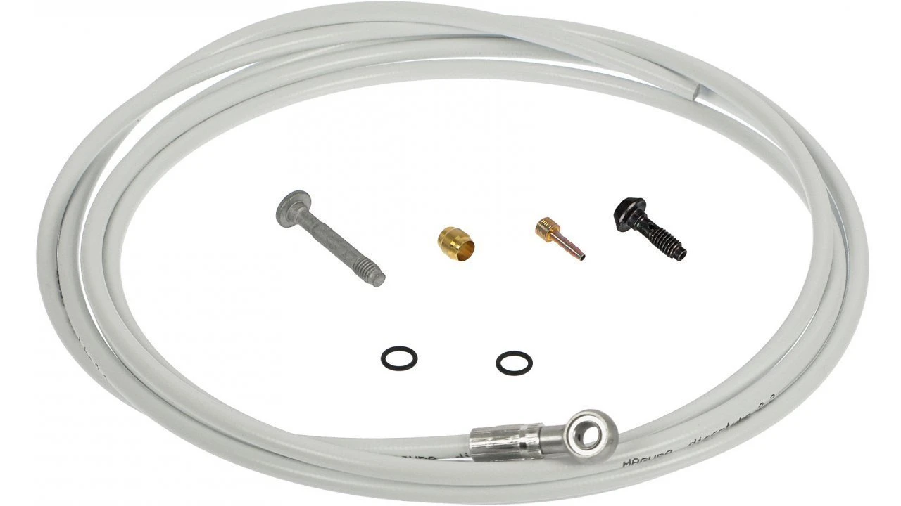 Magura Disctube Leitung Für MT4 Bis MT-Trail-Carbon 2500mm Weiss