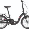 Pegasus Easystep 7 Alu Faltrad 7-Gang Nabenschaltung 20 Zoll Schwarz-rot
