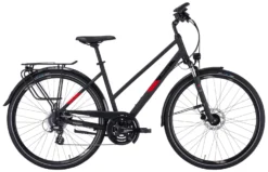 Pegasus Solero-Disc 2022 24-Gang -Fahrräder Verkäufe Pegasus Solero SL Disc 2022 24 Gang Damen Trapez black matt red schwarz rot grau 636 27745 27750 27755 27760