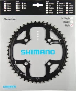 Shimano Deore 2000 4-Arm 48 Zähne T-Type IG Alu Schwarz Für Schutzring Y-1FM98120 / Y-1HL98140