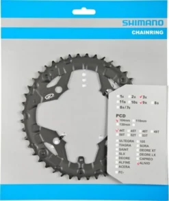 Shimano Alivio Ab 2011 44 Zähne S-Type Für Schutzring Schwarz Y-1M098080