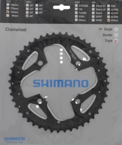 Shimano T-551 Ab 2011 4-Arm 10-fach 48 Zähne AL-Type Alu Schwarz Für Ketttenschutzring Y-1MX98080